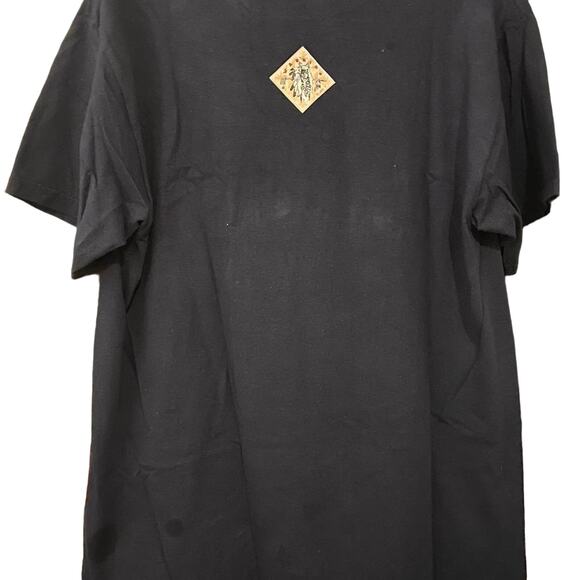 Vintage 90s Three Natives Star World Art by Jim Yellowhawk 1998 Shirt Adult L - Picture 4 of 5